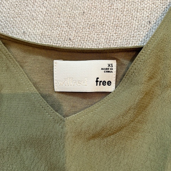 Vivienne Newt Green Slip Dress - Aritzia - Picture 3 of 4